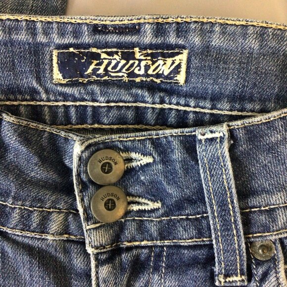Hudson Jeans Women's Boot Cut in Classic Blue size 24 with 31 inseam - Picture 7 of 12